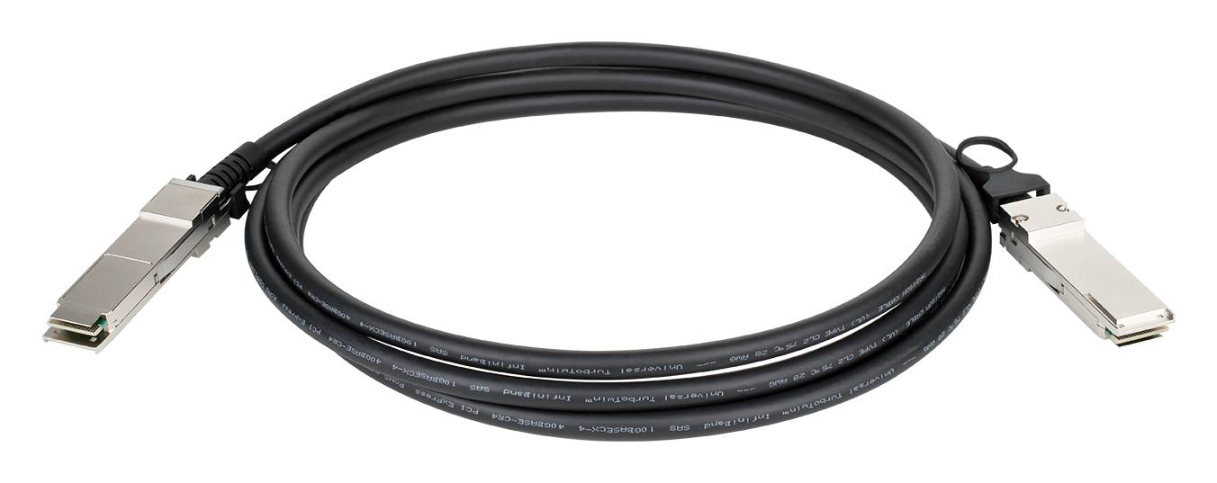 40G Passive QSFP+ Twinaxial Direct Attach Cable, 3 meter DEM-CB300QXS