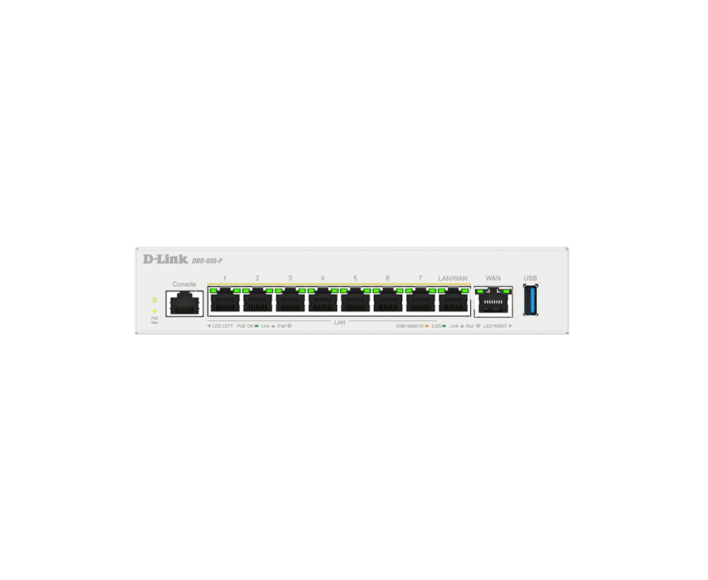 Multi-Gig PoE+ Business Router DBR-600-P