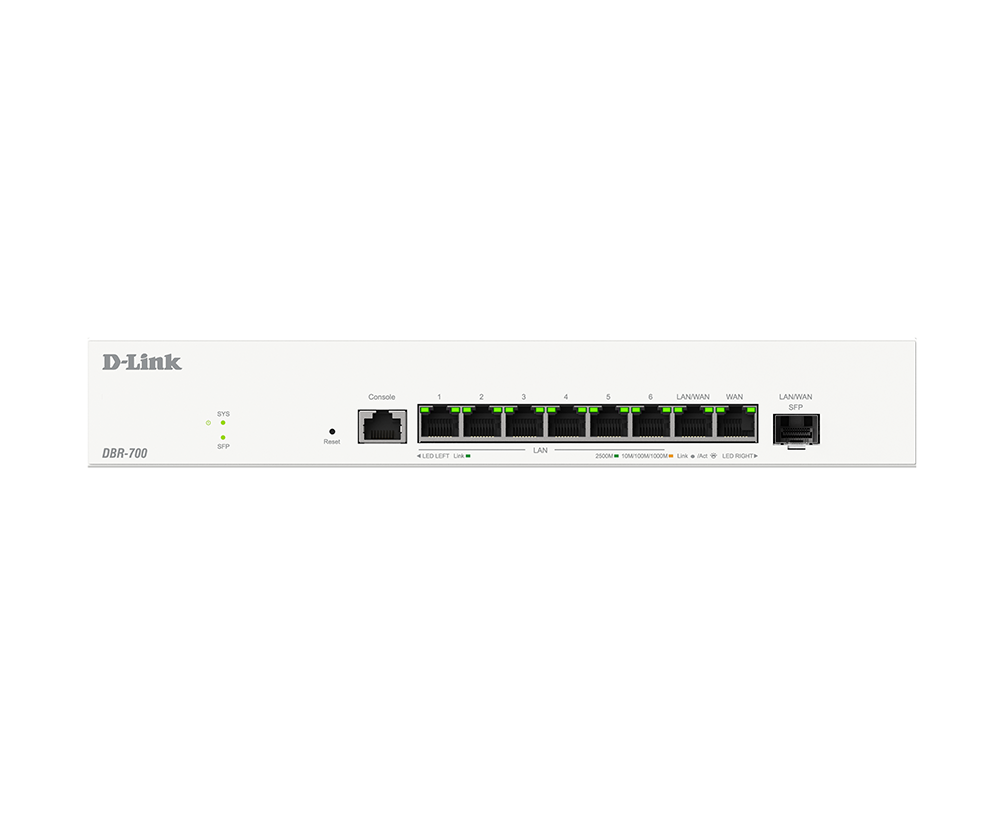Multi-Gig Business Router with SFP DBR-700
