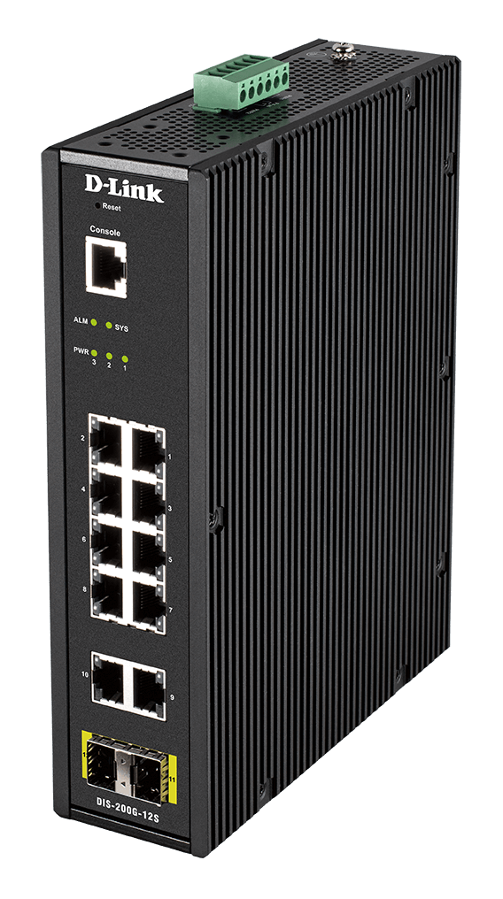 Industrial Gigabit Smart Managed Switch DIS-200G-12S