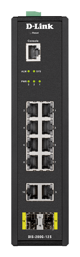 Industrial Gigabit Smart Managed Switch DIS-200G-12S