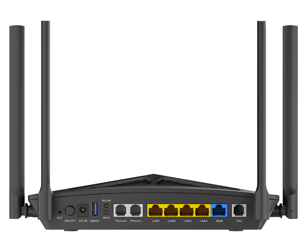 Dual Band Wireless AX3000 VDSL2 / ADSL2+ Modem Router with VOIP DSL-X3052E