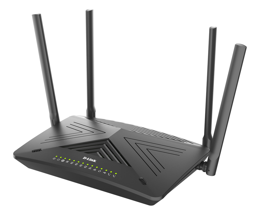 Dual Band Wireless AX3000 VDSL2 / ADSL2+ Modem Router with VOIP DSL-X3052E