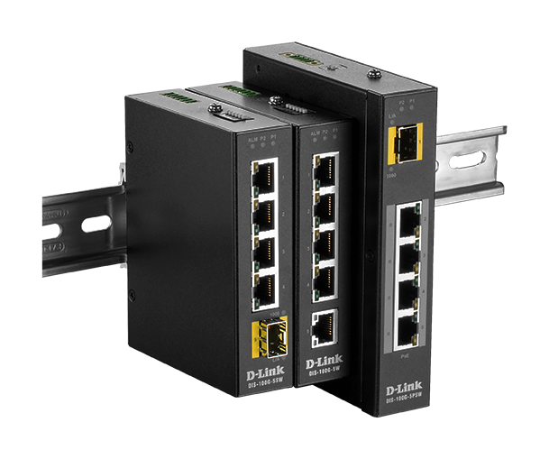 Industrial Gigabit Unmanaged PoE Switch with SFP slot DIS-100G-5PSW