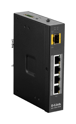 Industrial Gigabit Unmanaged PoE Switch with SFP slot DIS-100G-5PSW