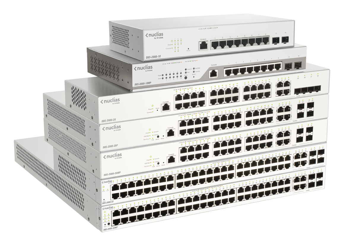 Nuclias Cloud-Managed Switches DBS-2000 Series 4 Nuclias Cloud-Managed Switches DBS-2000 Series
