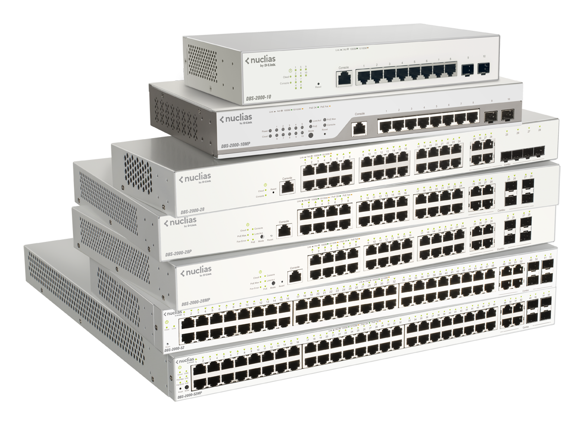 Nuclias Cloud-Managed Switches DBS-2000 Series 5 Nuclias Cloud-Managed Switches DBS-2000 Series