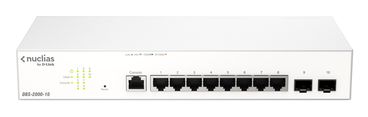 Nuclias Cloud-Managed Switches DBS-2000 Series 6 Nuclias Cloud-Managed Switches DBS-2000 Series