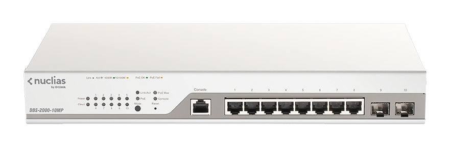 Nuclias Cloud-Managed Switches DBS-2000 Series 8 Nuclias Cloud-Managed Switches DBS-2000 Series