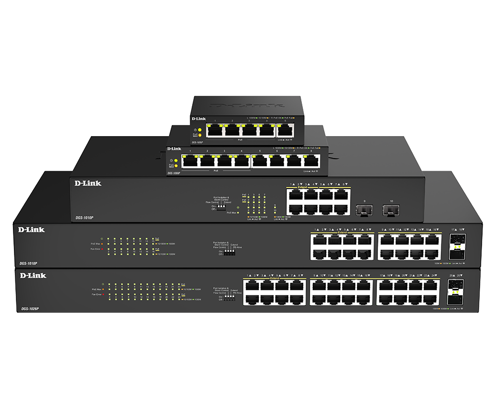 Gigabit Unmanaged Switches DGS-1000 Series