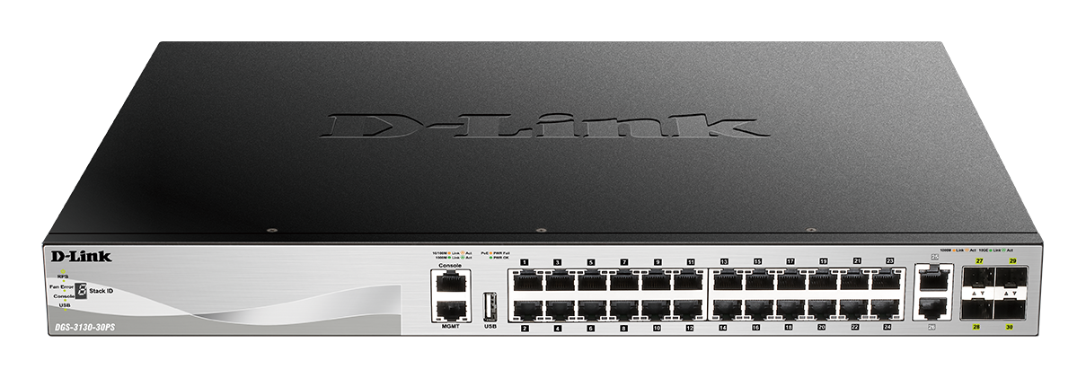 1G Layer 3 Stackable Managed Switches DGS-3130 Series