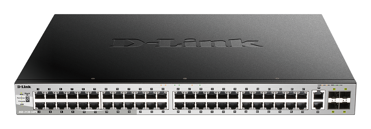 1G Layer 3 Stackable Managed Switches DGS-3130 Series