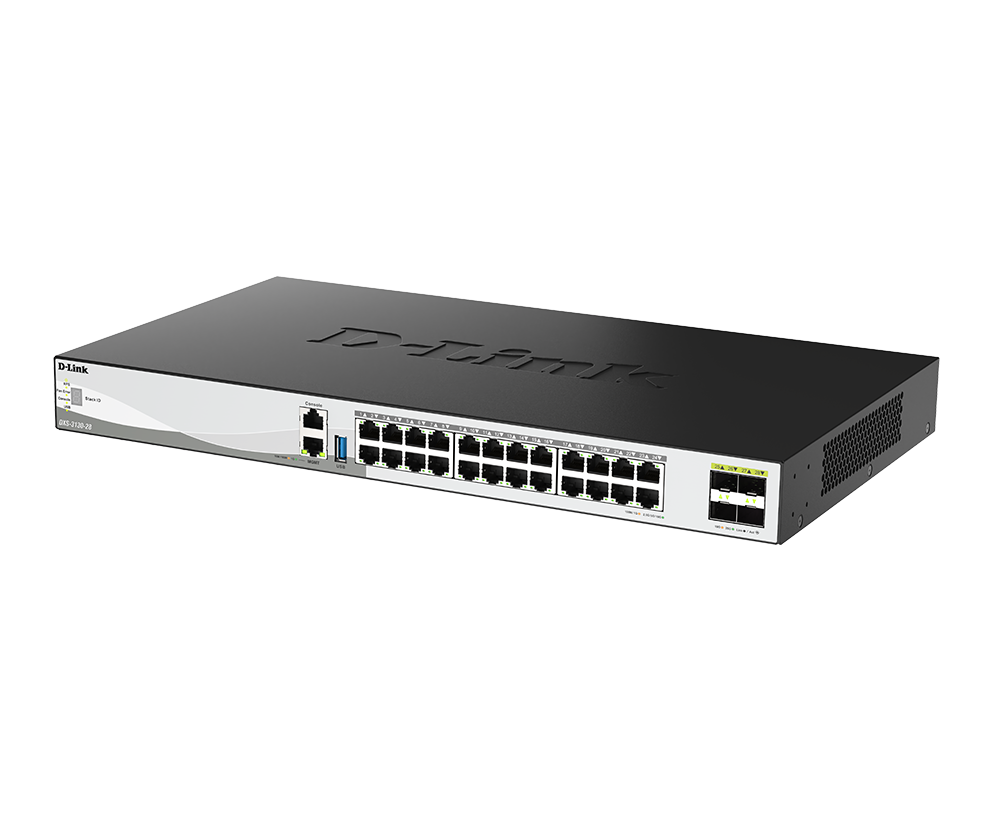 24-Port 10G Layer 3 Stackable Aggregation Managed Switch DXS-3130-28 4 24-Port 10G Layer 3 Stackable Aggregation Managed Switch DXS-3130-28