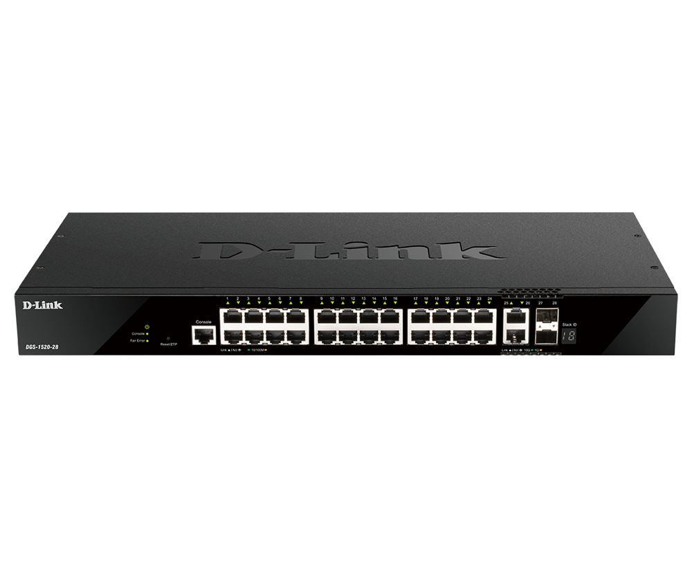 Layer 3 Stackable Smart Managed Switch DGS-1520-28