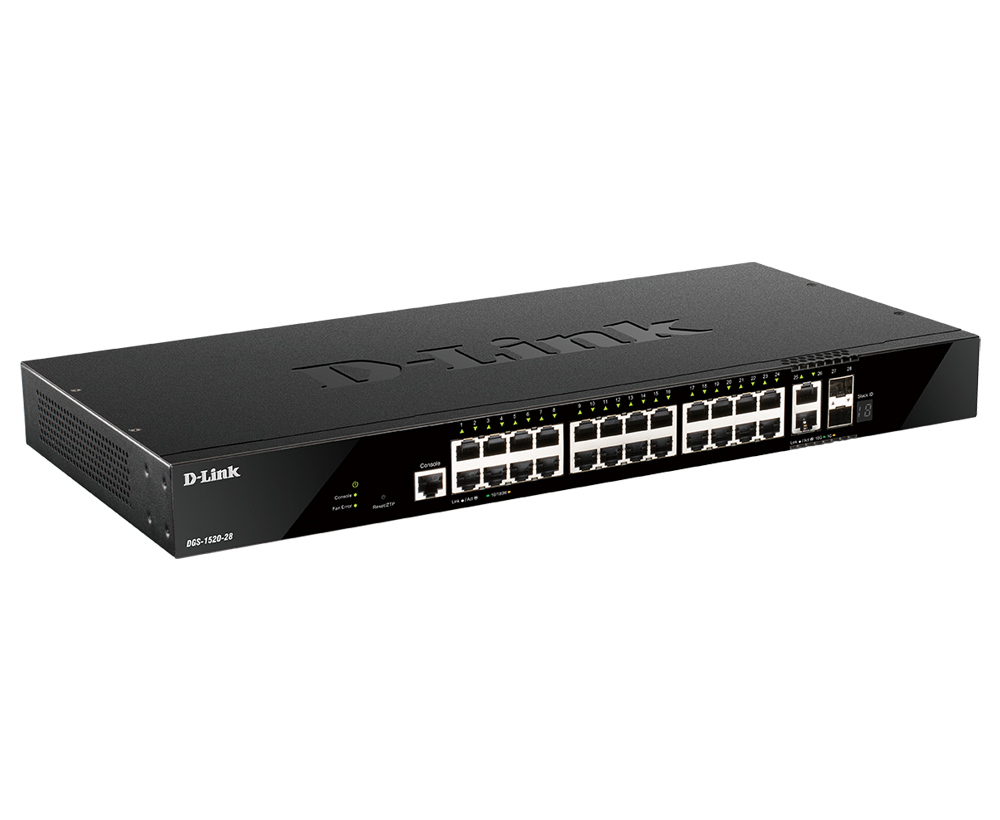 Layer 3 Stackable Smart Managed Switch DGS-1520-28