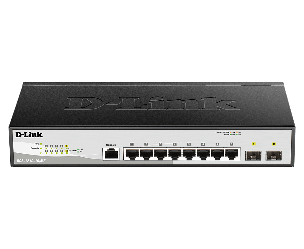 10-Port Gigabit Metro Ethernet Switch DGS-1210-10/ME