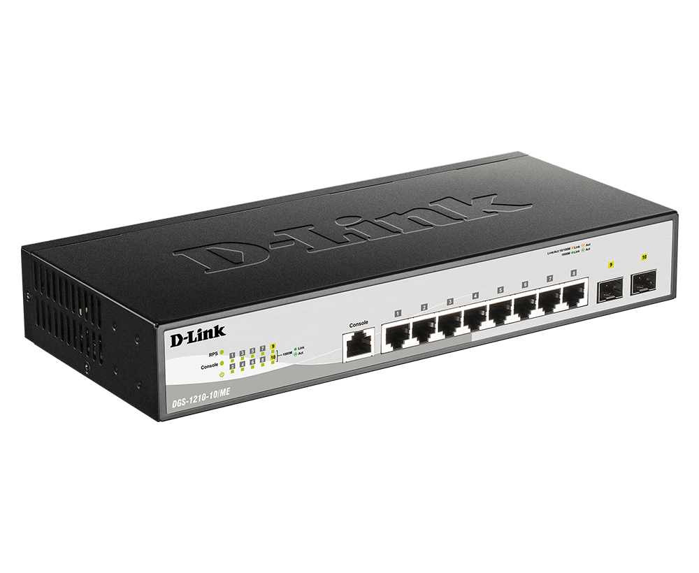 10-Port Gigabit Metro Ethernet Switch DGS-1210-10/ME