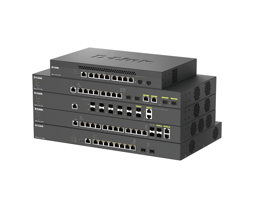 10G Multi-Gigabit Smart Managed Switches DXS-1210 Series