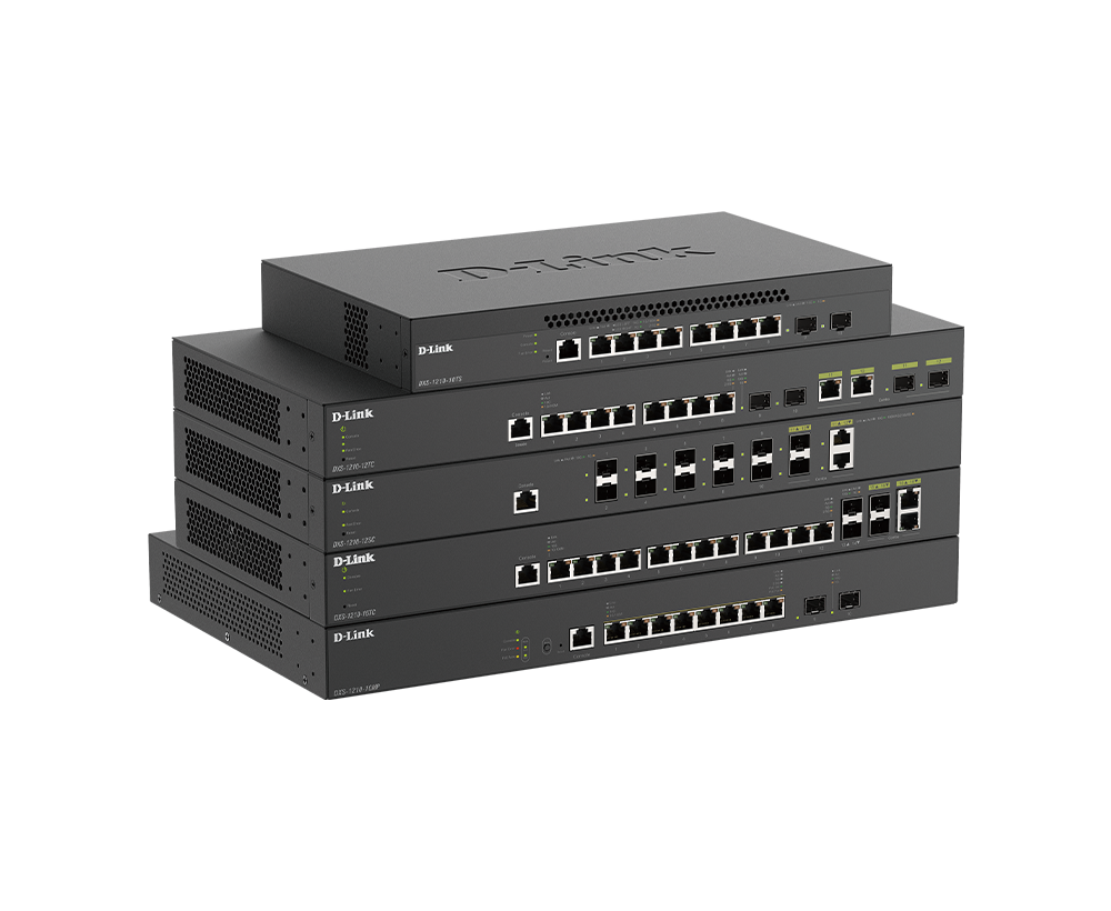 10G Multi-Gigabit Smart Managed Switches DXS-1210 Series
