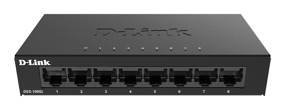 8-Port Gigabit Unmanaged Desktop Switch DGS-108GL