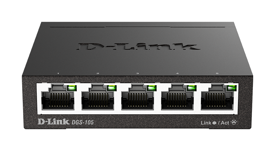 5-Port Gigabit Unmanaged Desktop Switch DGS-105