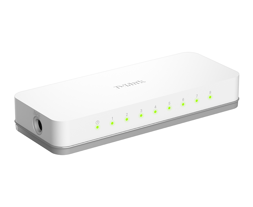 8-Port Fast Ethernet Unmanaged Switch DES-1008A