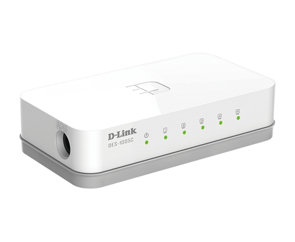 5-Port Fast Ethernet Unmanaged Switch DES-1005C